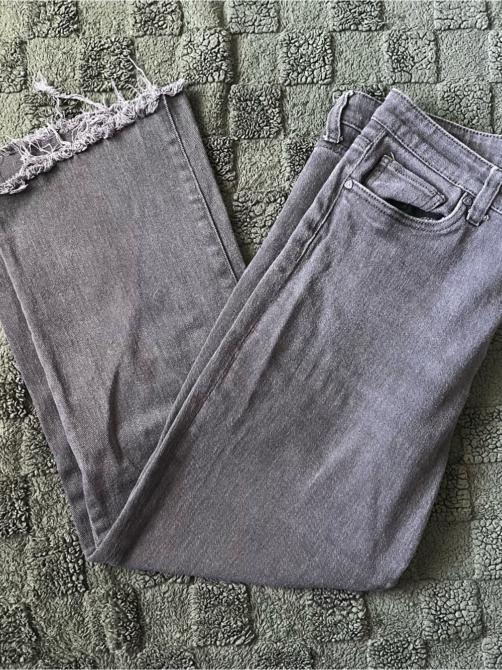 Women’s Kut Green frayed hem Jeans